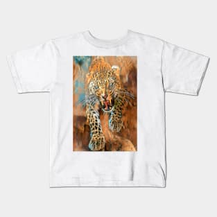 The leopard Kids T-Shirt